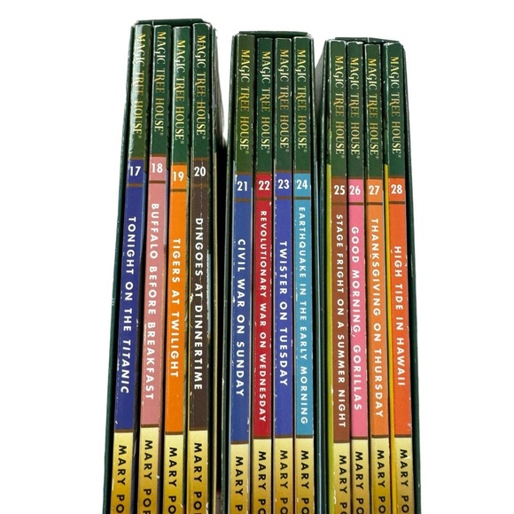 set of Magic Tree house books 17-28 - Picture 3 of 4